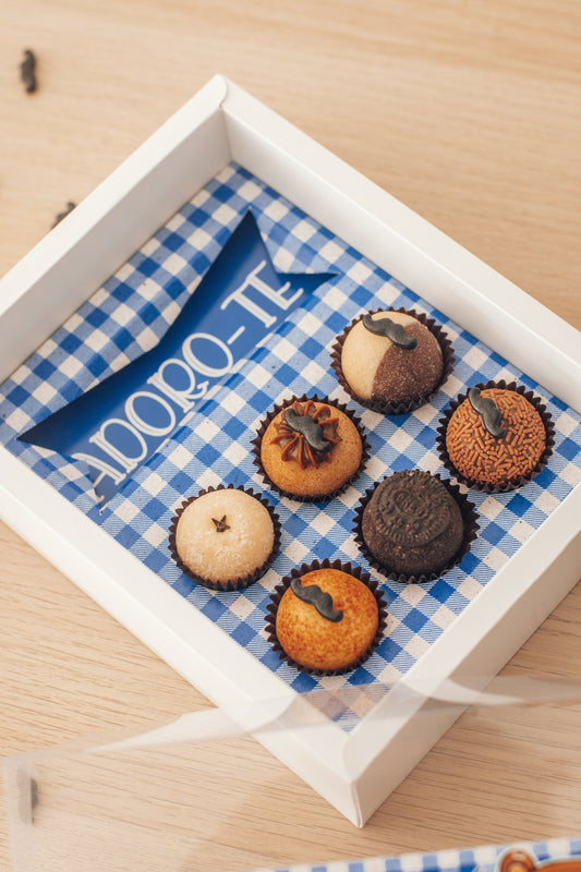 Caixa Garrafa + 6 Doces c/Mensagens - Dia do Pai - Ref. 202403.002P