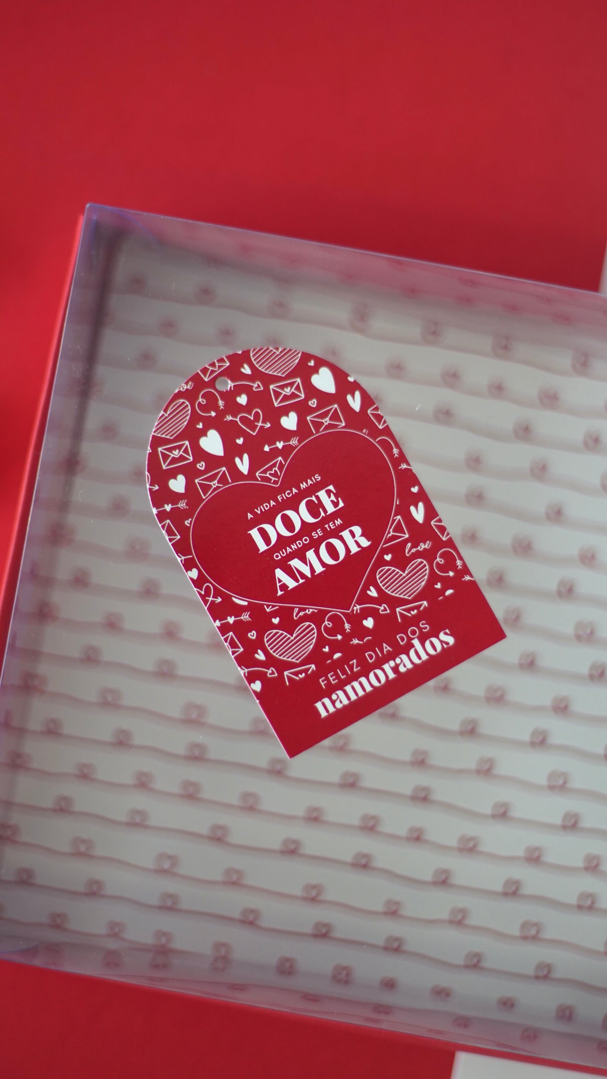 Labels with Hole - Valentine's Day - 20 Units