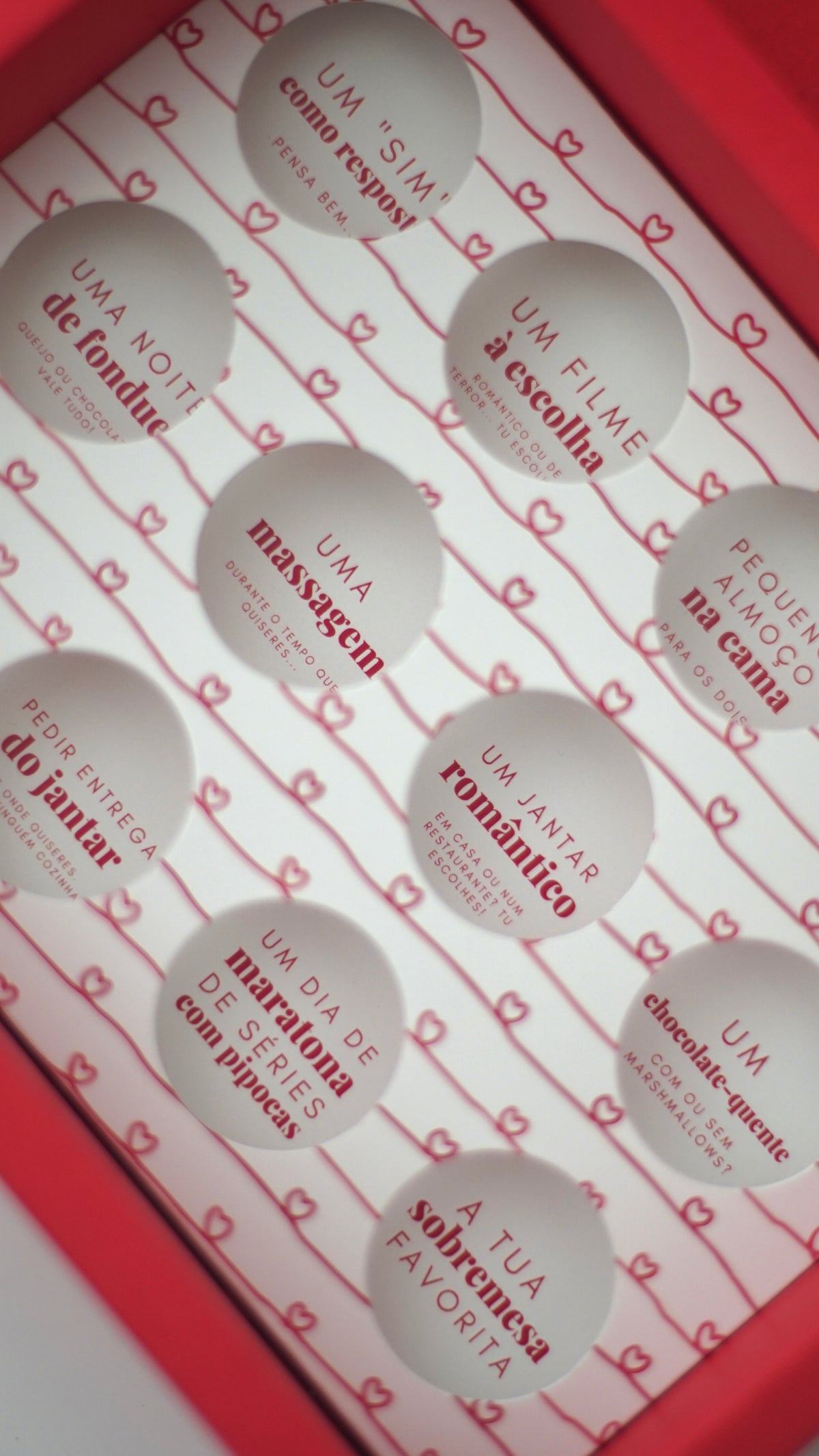 Box of 12 Vouchers - Valentine's Day - Red