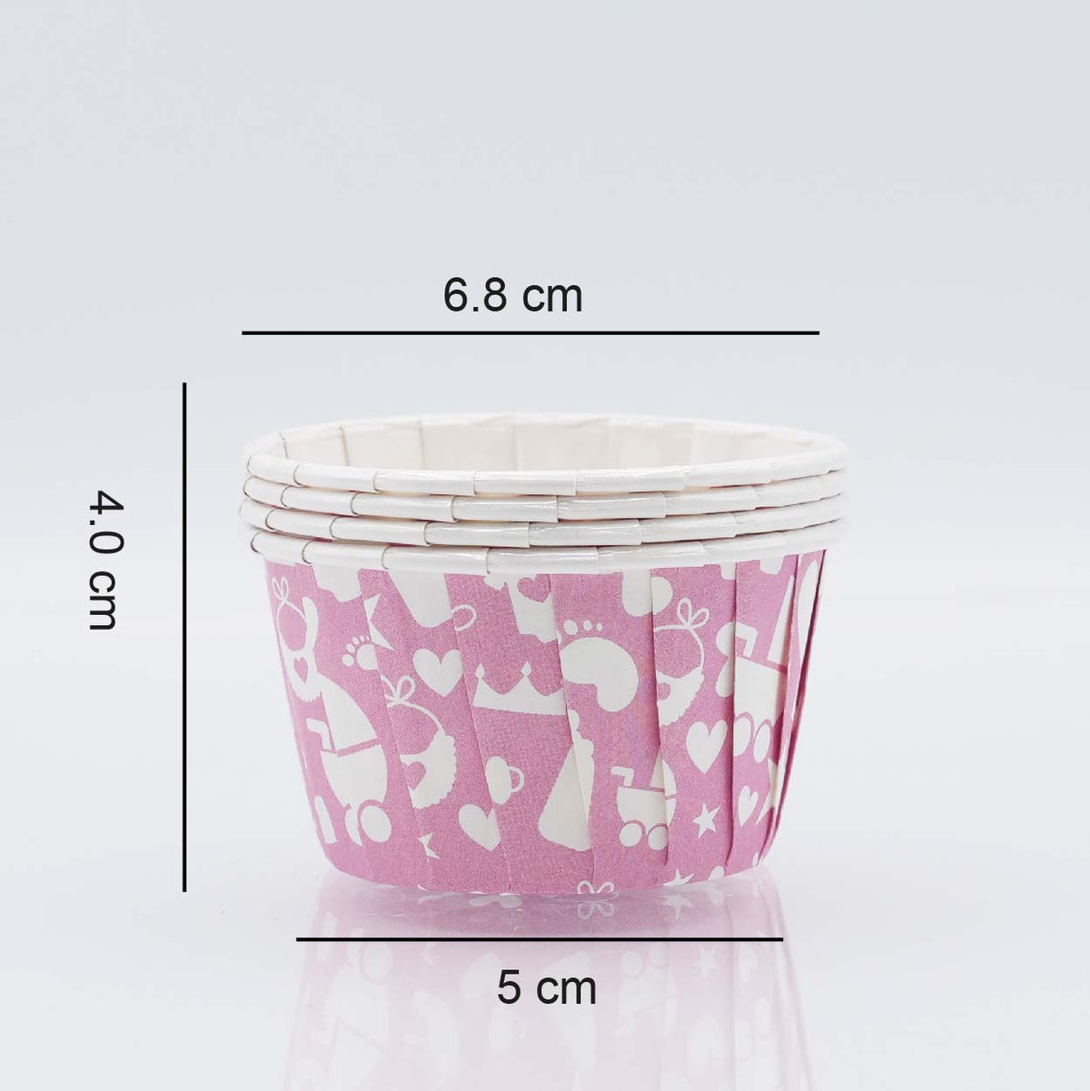 Cupcake Baby Girl Capsules - 24 UN