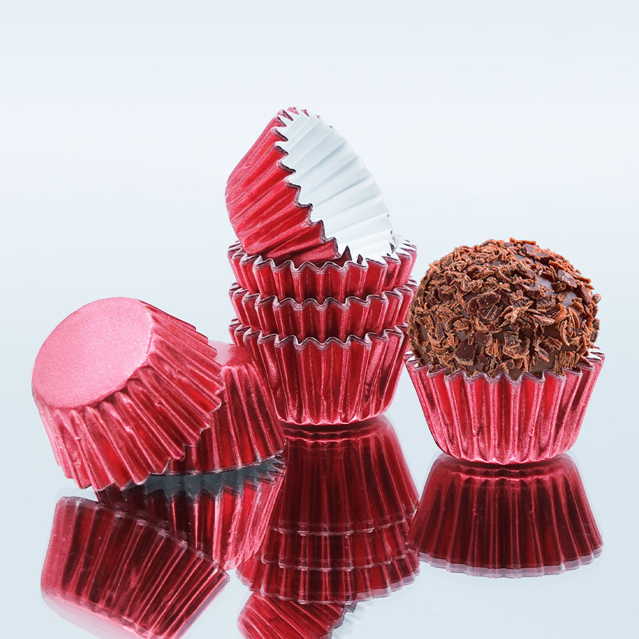 Forma Brigadeiro Metalizada nr.5 Vermelho