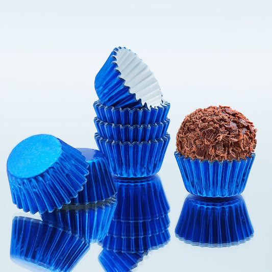 Forma Brigadeiro Metalizada nr.5 Azul