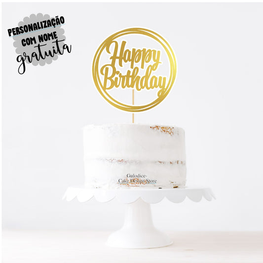 Topo Happy Birthday  - Ref. 001