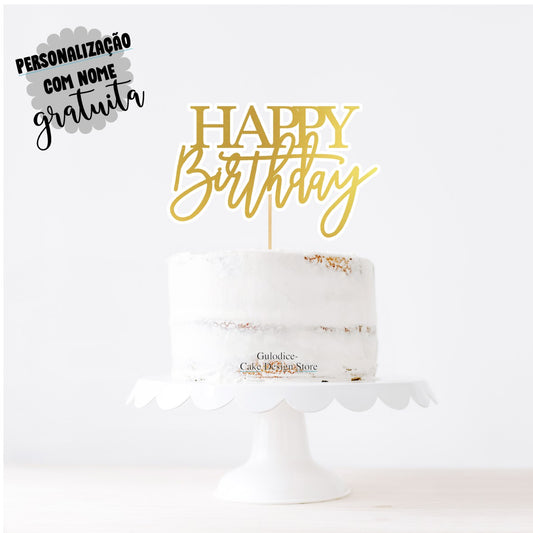 Topo Happy Birthday  - Ref. 003