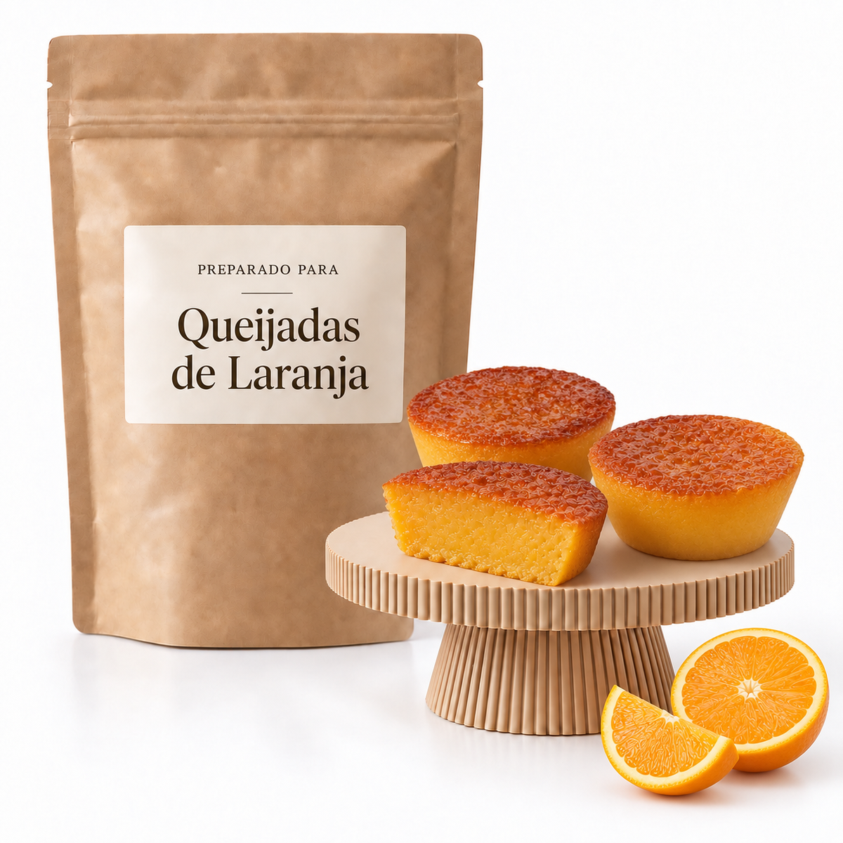 Preparado Queijadas de Laranja 500gr