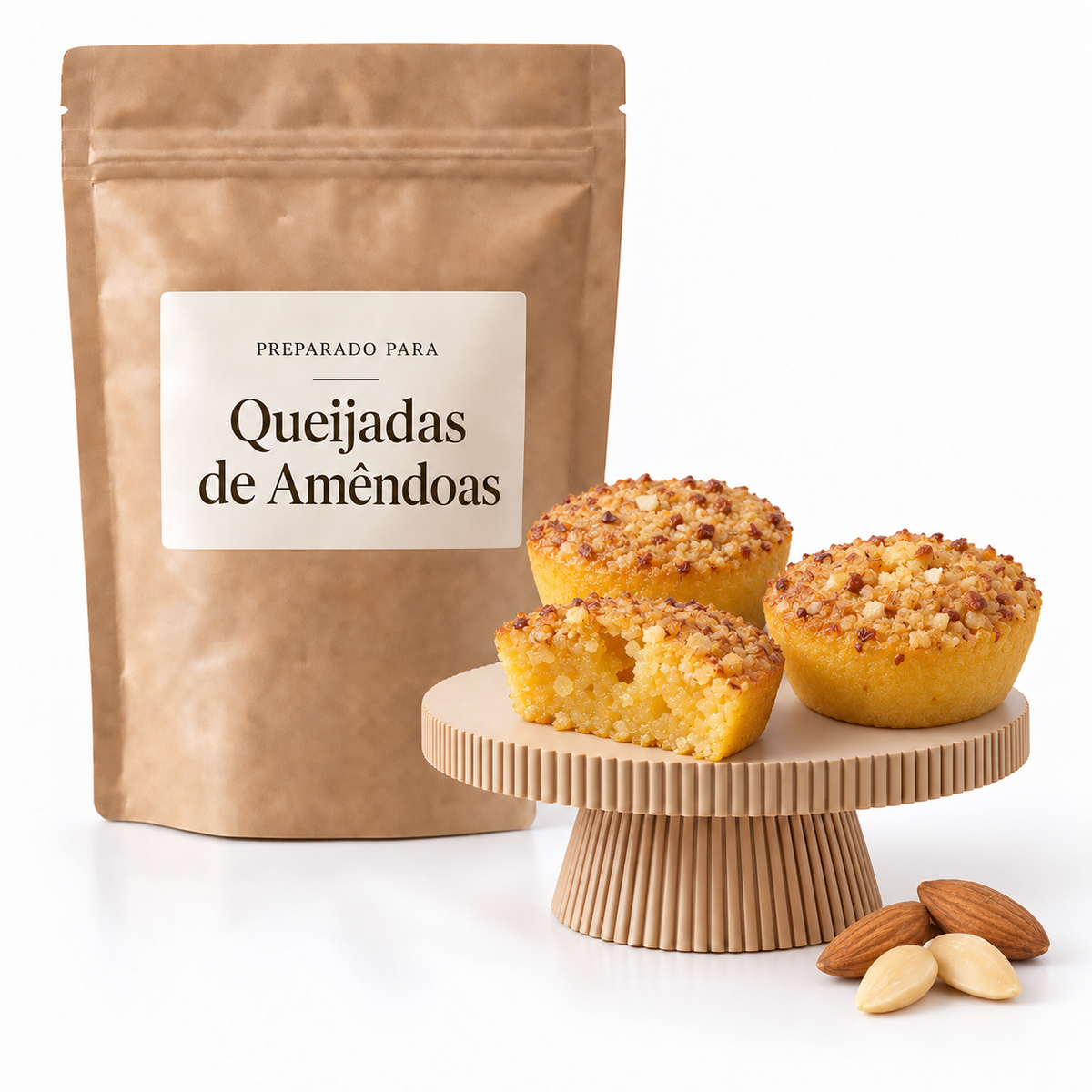 Preparado Queijadas de Amêndoa 500gr