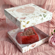Caixa Rosa 15x15x15 c/ Etiqueta - Dia da Mãe