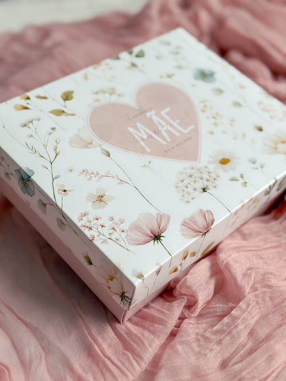 Caixa Rosa 12 Doces c/ Mensagens - Dia da Mãe