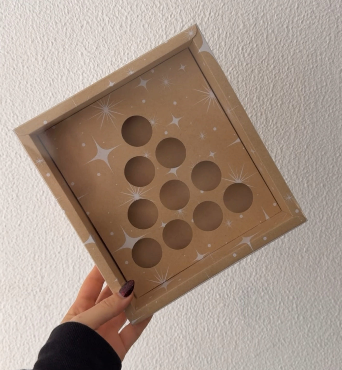 Caixa Árvore 10 Doces Kraft - 10 Unidades