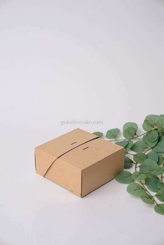 Caixa 16x16x7cm c/ Manga – Kraft