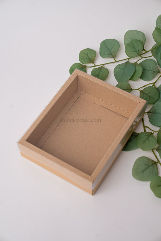 Caixa 18x14x5cm c/ Tampa PVC - Kraft