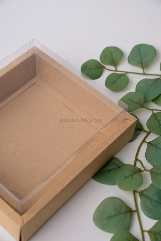Caixa 20x18x5cm c/ Tampa Alta PVC - Kraft