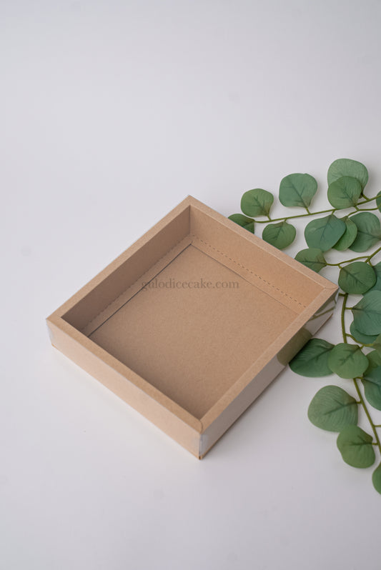 Caixa 20x18x5cm c/ Tampa PVC - Kraft