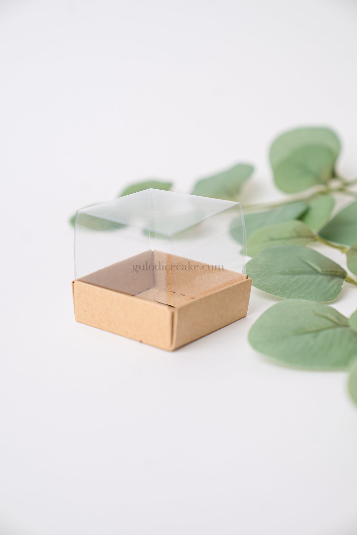 Caixa 5,5x5,5x2cm c/ Tampa PVC - Kraft