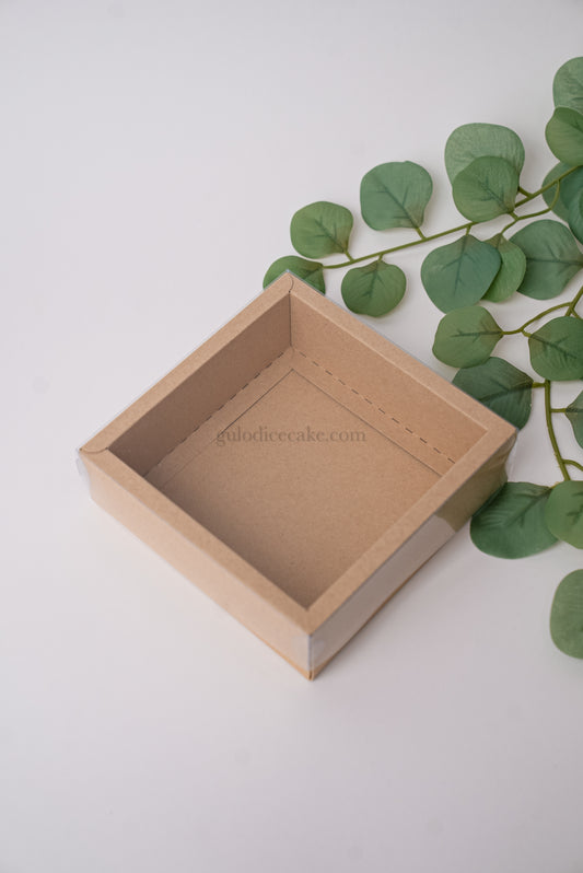 Caixa 14x14x5 cm c/Tampa PVC – Kraft