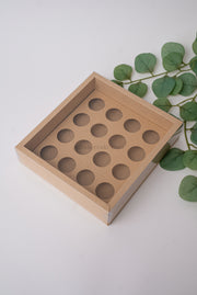 Box of 16 Sweets with PVC Lid – Kraft