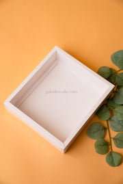 Box 20x18x5cm with PVC Lid - White