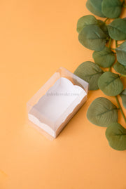 Box 8x5x5cm with PVC Lid - White