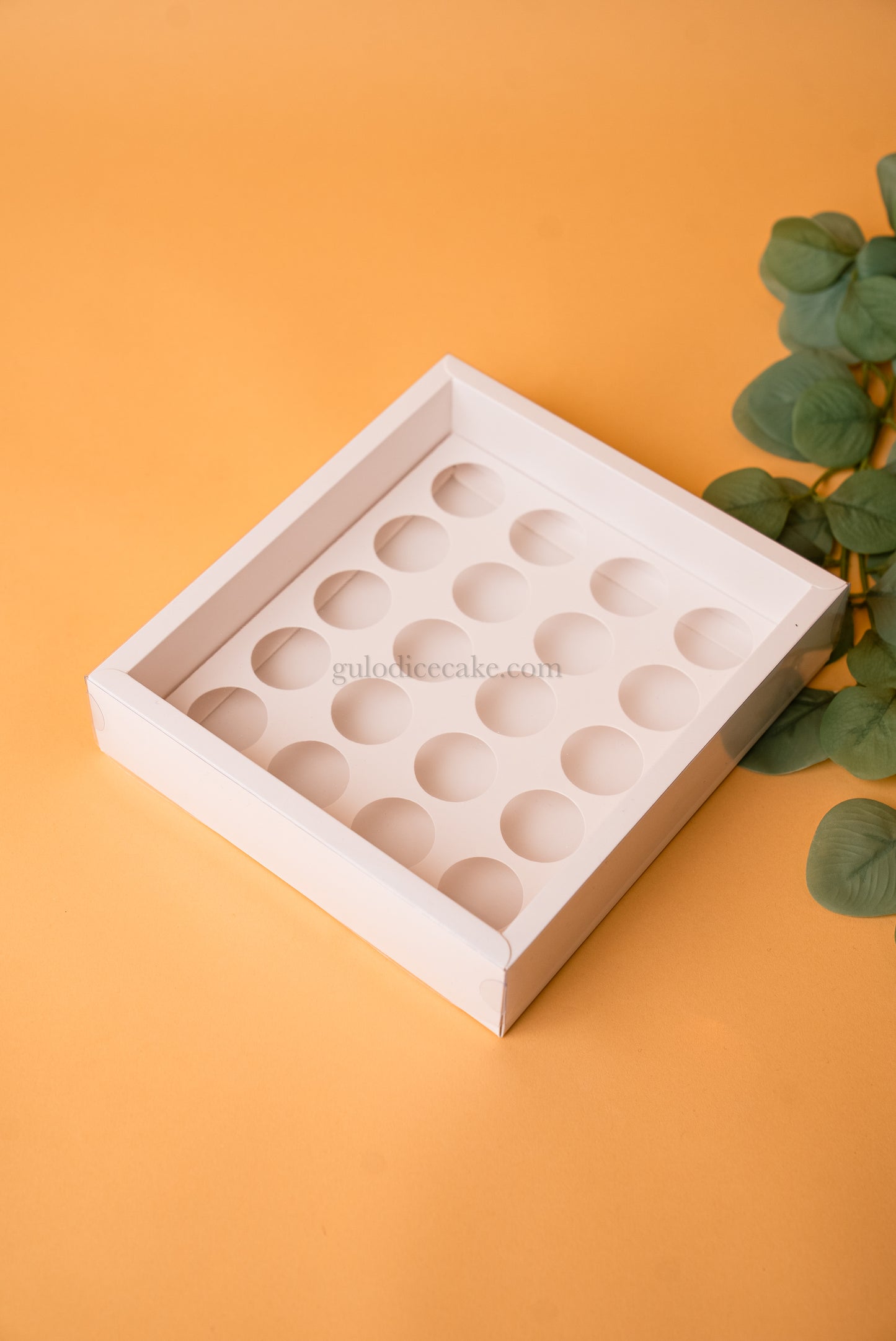 Caixa 20 Doces c/ Tampa PVC – Branca