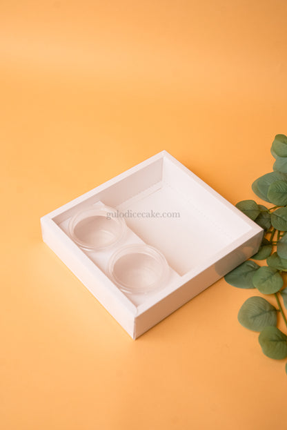 Caixa Fondue c/ Taças + Espaço Livre c/ Tampa PVC - Branca