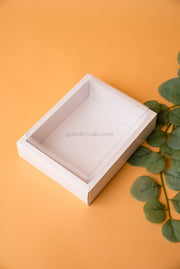 Box 18x14x5 with High Lid PVC - White