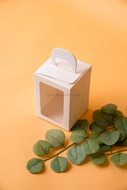 Box with Handle – White