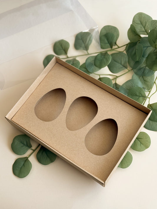 Caixa Trio Ovos 100/150g - Kraft