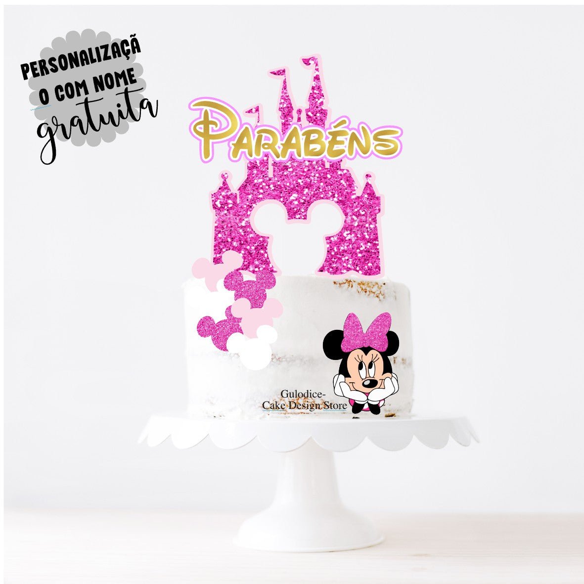 Minnie Mouse Cake Topper - Ref. 002