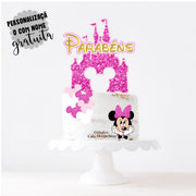 Minnie Mouse Cake Topper - Ref. 002