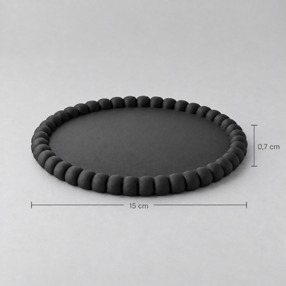 Bandeja Pérola 15cm - Preto
