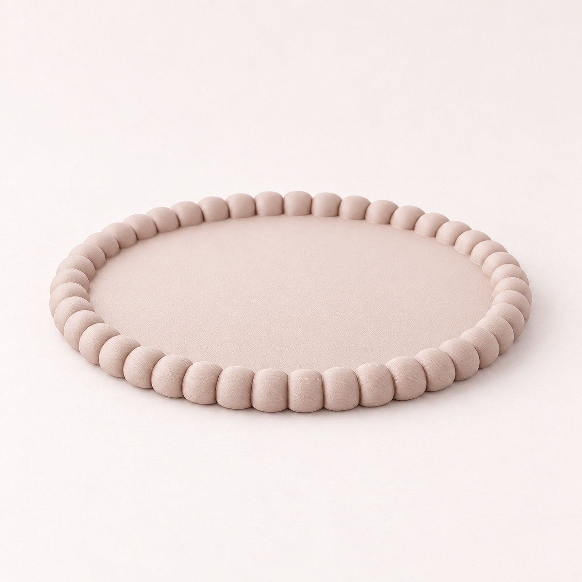 Bandeja Pérola 15cm - Rosa Bebé