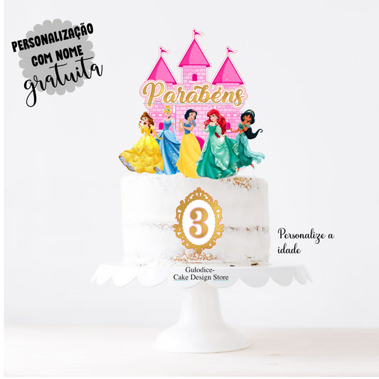 Topo Princesas - Ref. 001