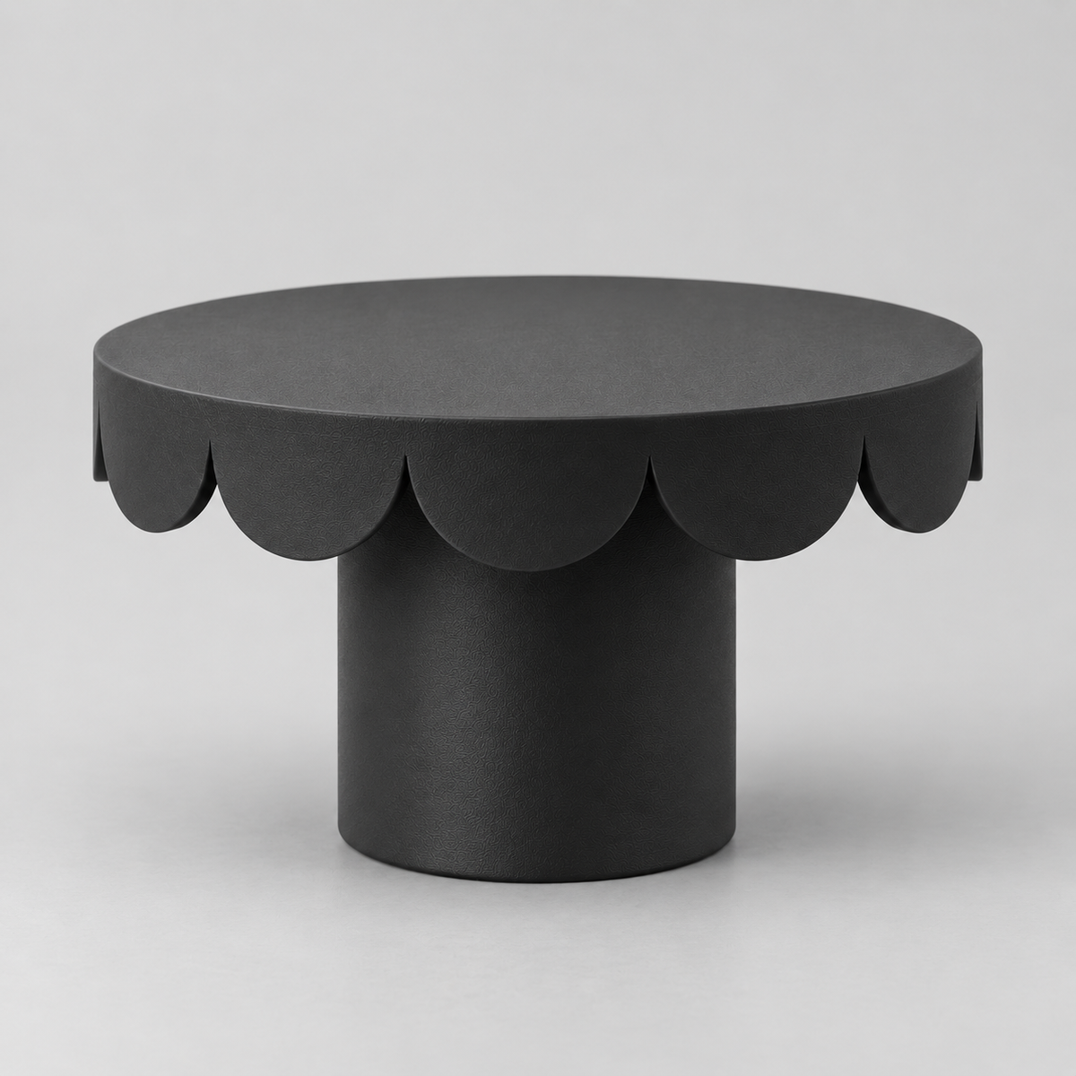 Prato de Bolo Pétala - Preto