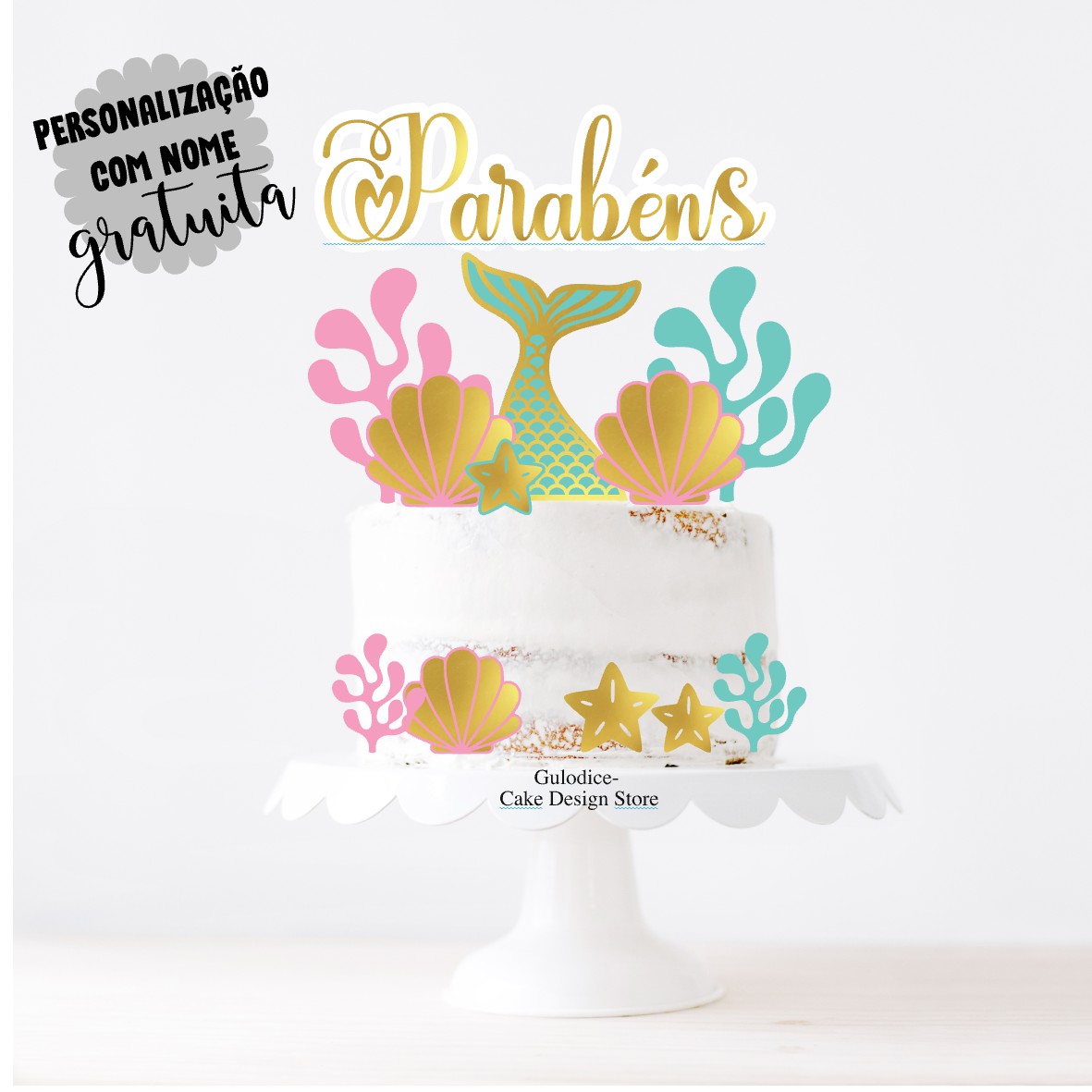 Mermaid Topper - Ref. 002