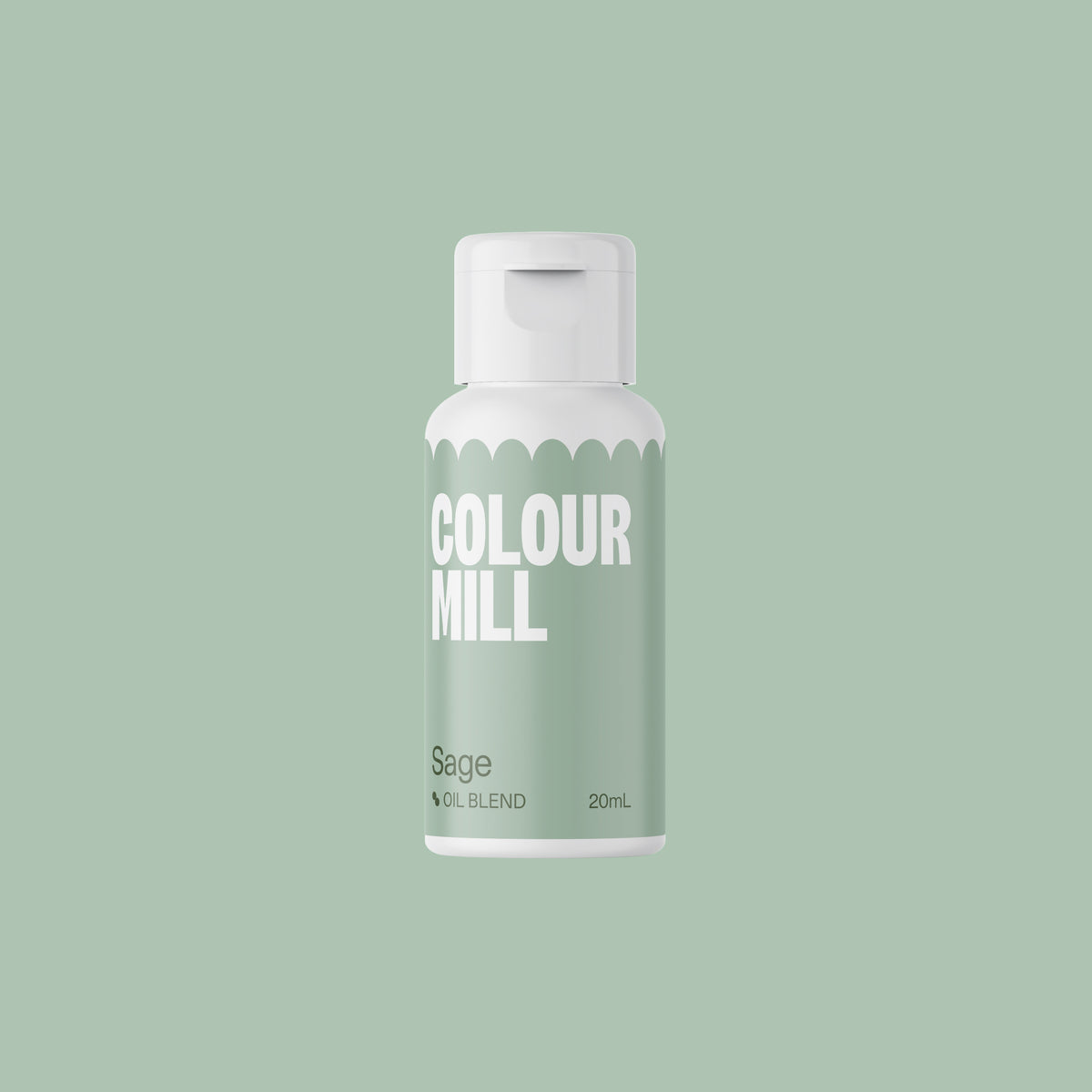 Colour Mill Oil-Based Gel Food Coloring 20ml - Sage
