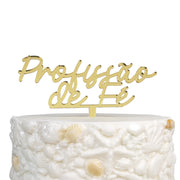 Acrylic Faith Profession Topper