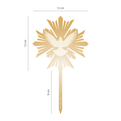Topper Ouro Pomba Divina