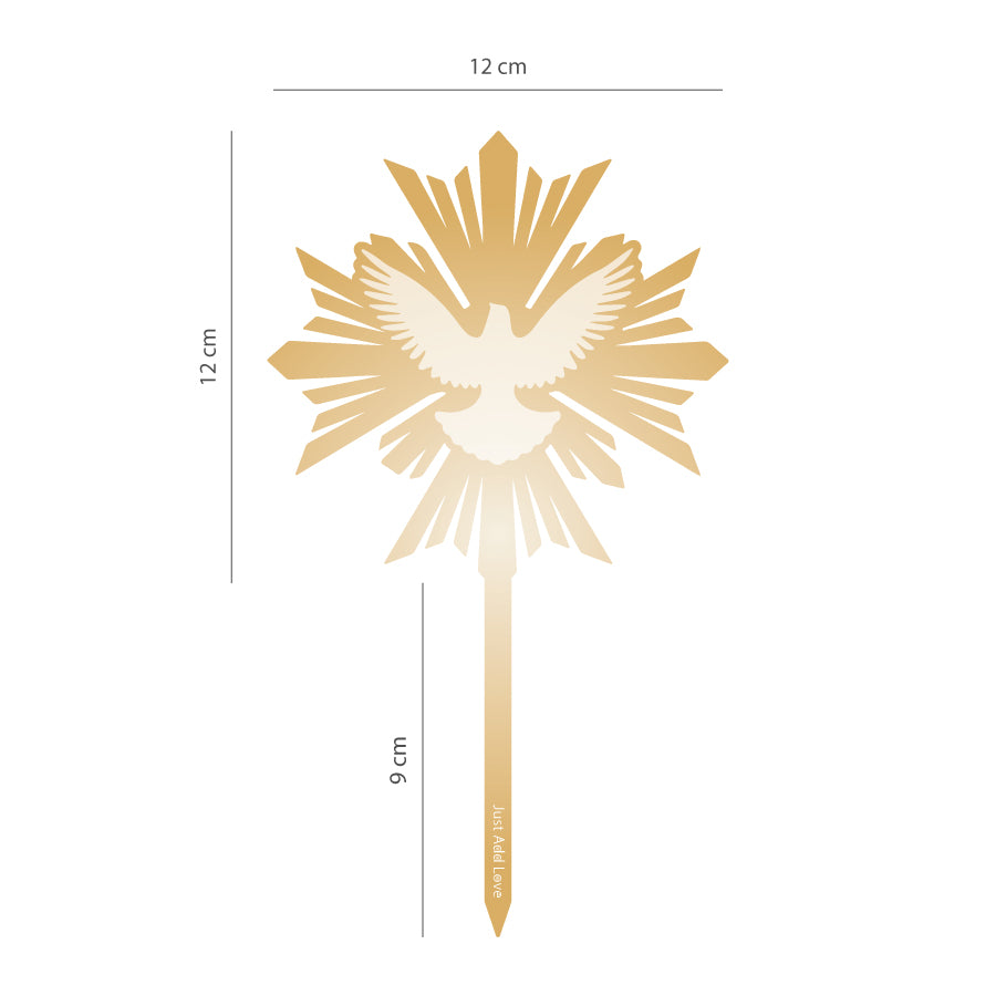 Topper Ouro Pomba Divina