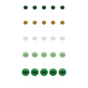 Green &amp; Gold Spheres Set
