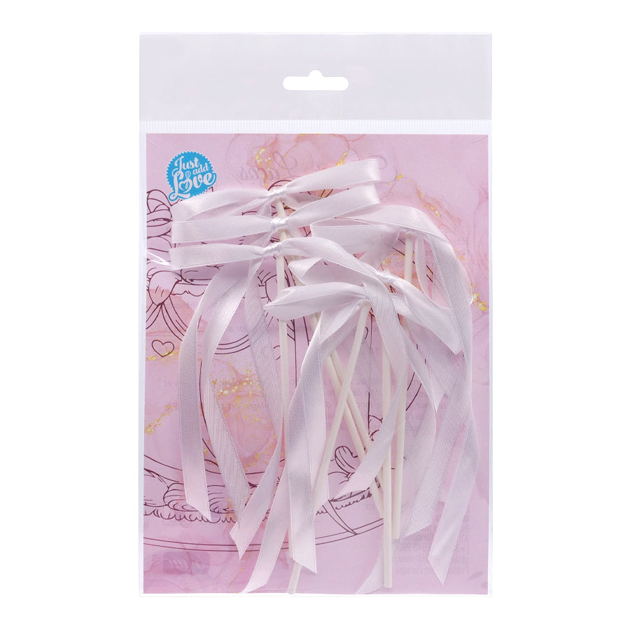 Topper Laços Branco - 6un