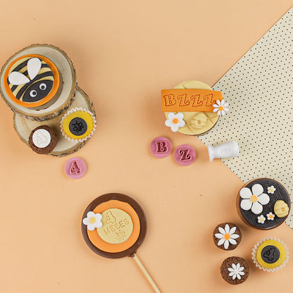 Kit Carimbos Letras Fofas