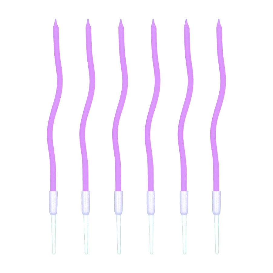 Velas Torcidas Lilás