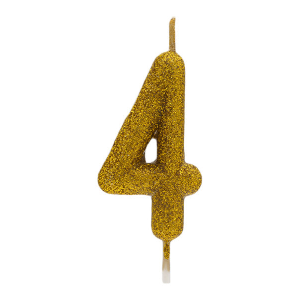 Gold Glitter Candle No.