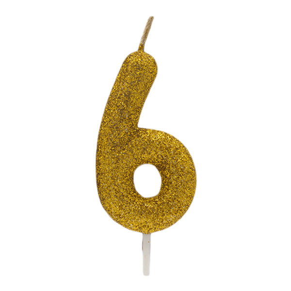 Gold Glitter Candle No.