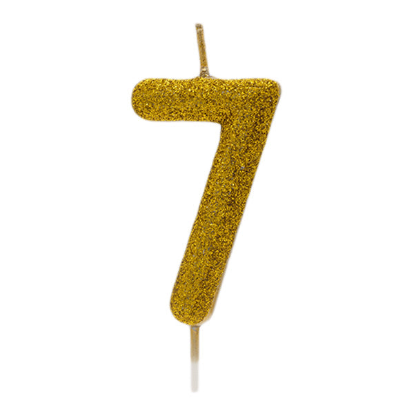 Gold Glitter Candle No.