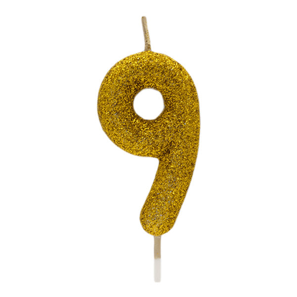 Gold Glitter Candle No.