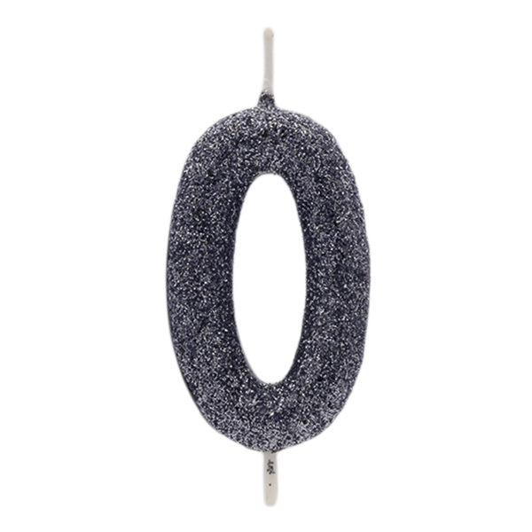 Black Glitter Candle No.
