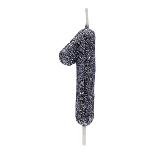 Black Glitter Candle No.