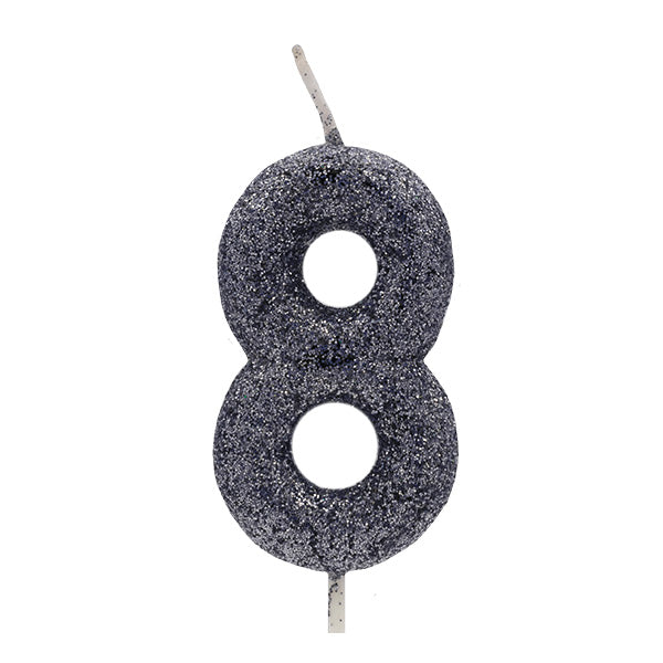 Black Glitter Candle No.