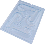 Special Chocolate Mold 3 Parts -Christmas Cane - COD. 10233 